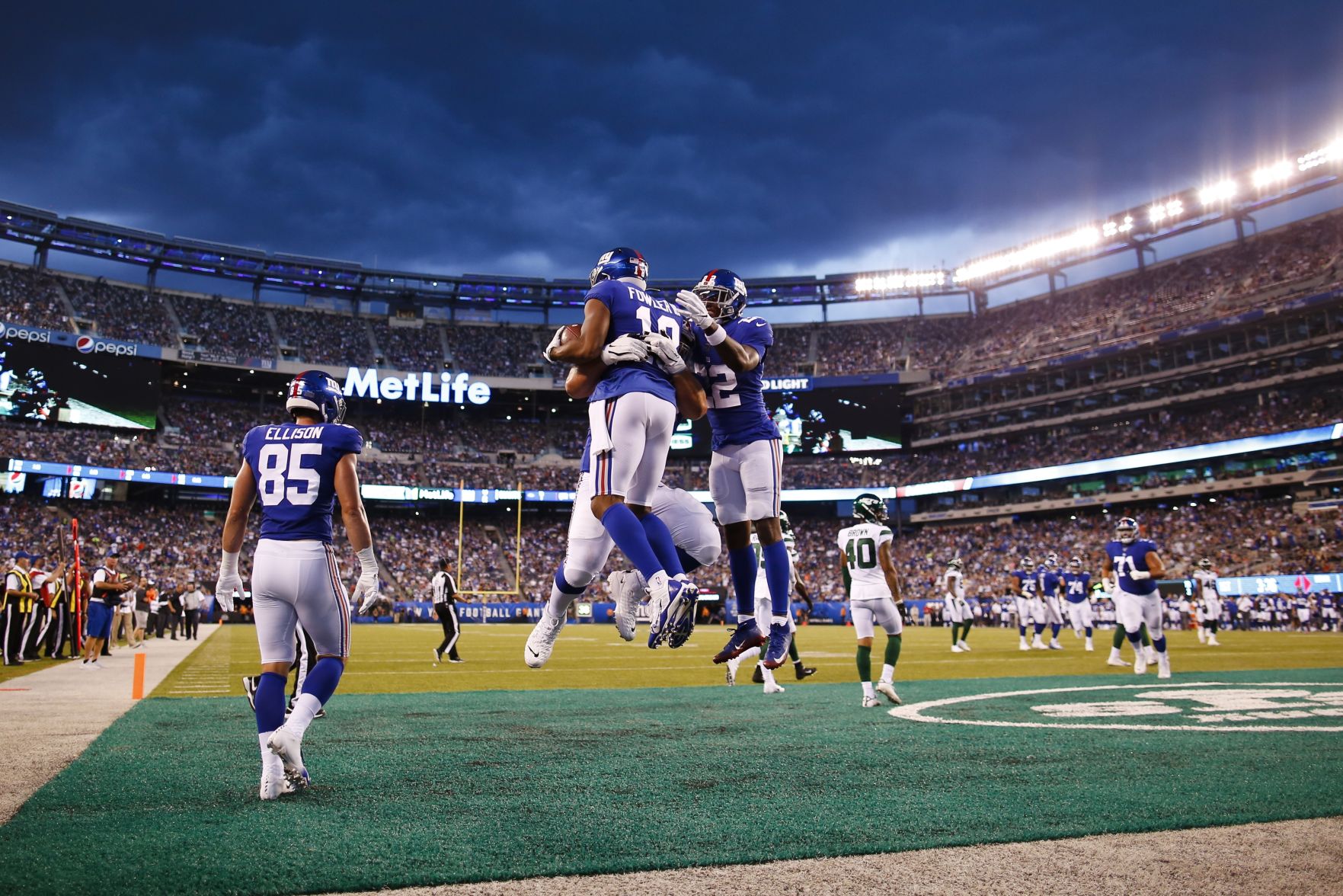 APTOPIX Giants Jets Football